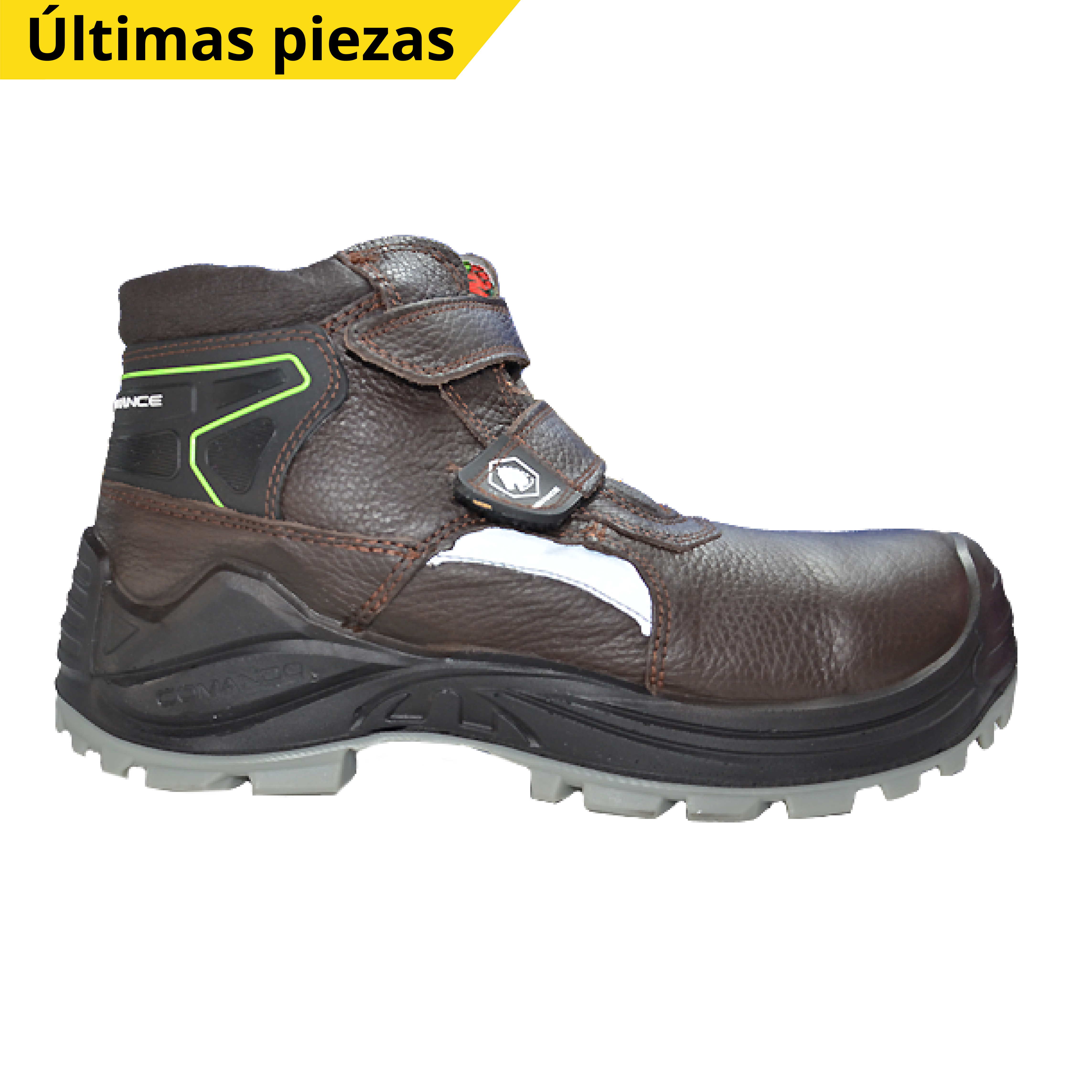 ZAPATO PARA DIABÉTICO COMANDO CAFÉ 1238-PP+D+RP